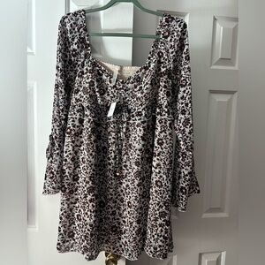 American Eagle Floral Long Sleeve Dress